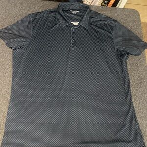 Mizzen+Main men's performance polo shirt with geometric pattern
